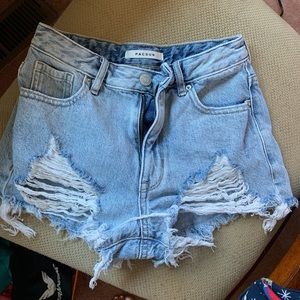Pacsun High rise shorts